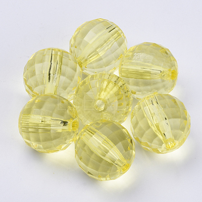 Transparent Acrylic Beads TACR-Q254-22mm-V21-1