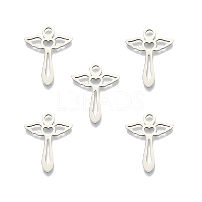 Non-Tarnish 201 Stainless Steel Pendants STAS-N098-104P-1