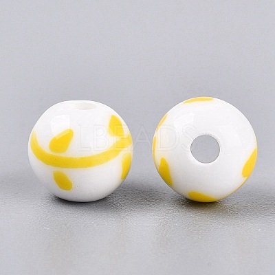 Handmade Porcelain Beads PORC-N012-12-1