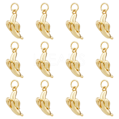 12Pcs Brass Pendants KK-HY0003-23-1