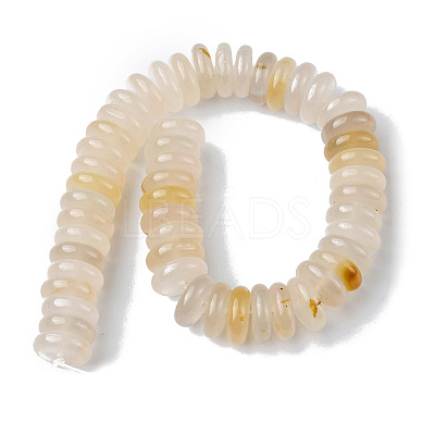 Natural White Agate Beads Strands G-F743-06I-1