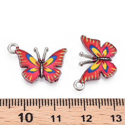 Printed Alloy Pendants PALLOY-R111-14E-1