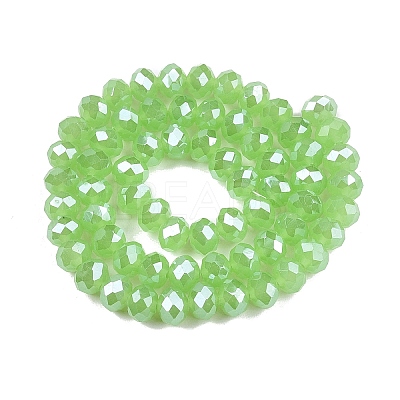 Electroplate Glass Beads Strands LS-EGLA-A044-J8mm-A08-1