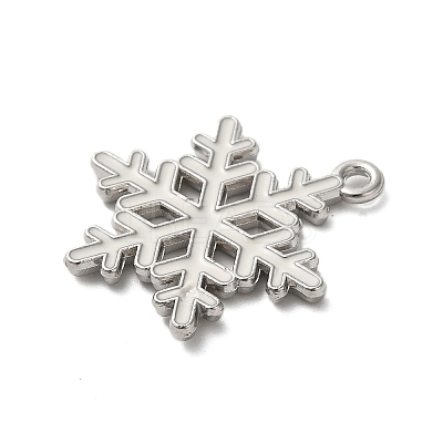 Winter Theme Alloy Enamel Pendants ENAM-M002-05Q-P-1