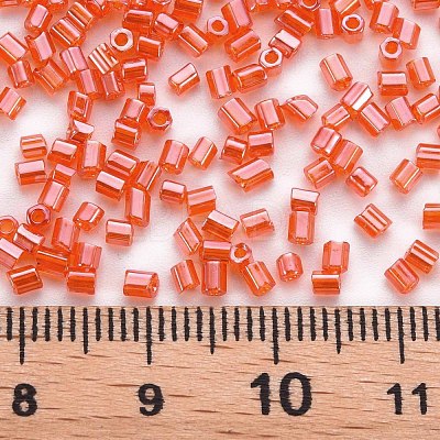 Glass Bugle Beads SEED-S032-11A-105-1