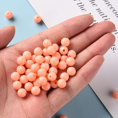 Opaque Acrylic Beads MACR-S370-C8mm-A33-1
