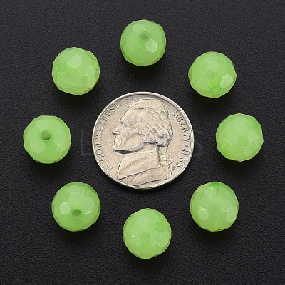 Imitation Jelly Acrylic Beads MACR-S373-97A-E06-1