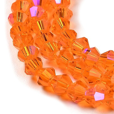 Transparent Electroplate Glass Beads Strands LS-GLAA-F029-2mm-D11-1