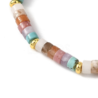 Natural Mixed Gemstone Beaded Stretch Bracelets for Women BJEW-JB12819-1