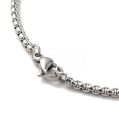 201 Stainless Steel Pendant Necklaces NJEW-K253-09P-1-1