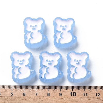 Transparent Acrylic Beads MACR-S374-07B-04-1