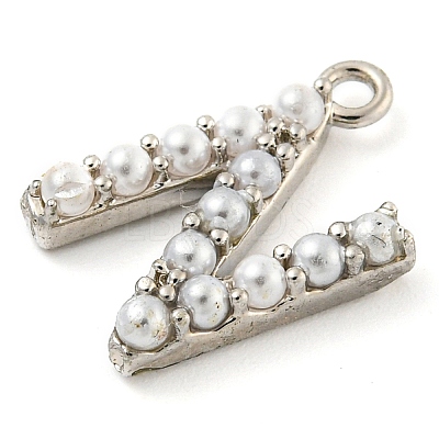 Plastic Imitation Pearl Pendants KK-P230-17P-N-1
