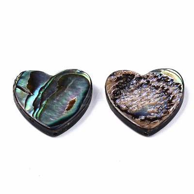Natural Abalone Shell/Paua Shell Beads SSHEL-T014-16D-1
