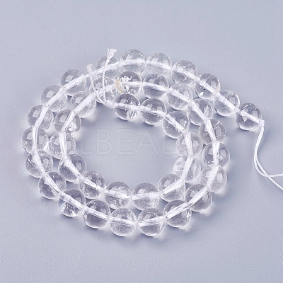 Natural Quartz Crystal Beads Strands X-G-R193-05-10mm-1