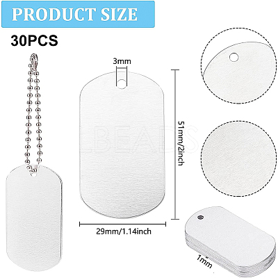 Aluminum Blank Pendants ALUM-BC0001-06P-1