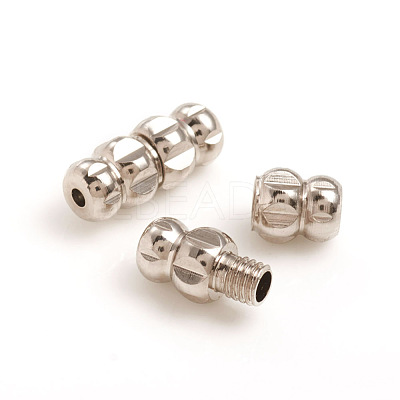 Brass Screw Clasps KK-L155-24P-1