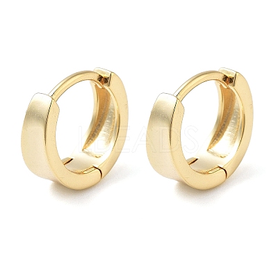 Brass Ring Hoop Earrings for Women LS-EJEW-F347-01G-03-1