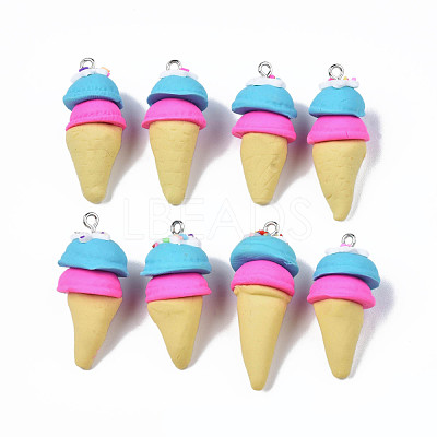Handmade Polymer Clay Pendants CLAY-Q240-003E-1