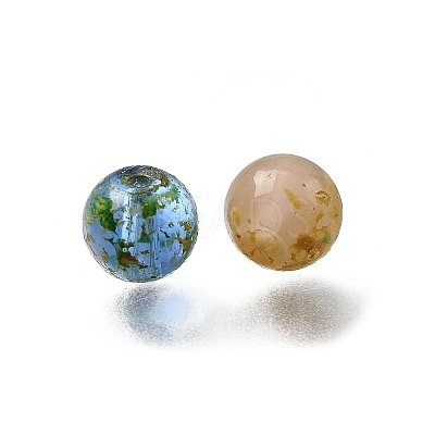 Picasso Transparent Glass Beads GLAA-P073-02-1