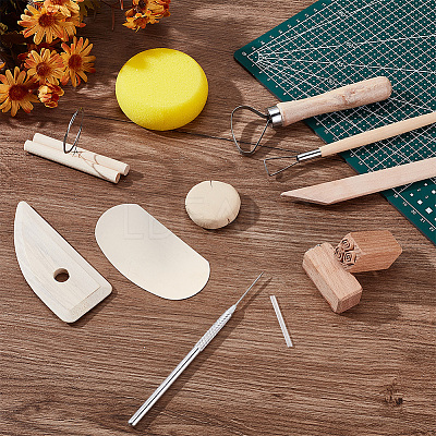 1 Set Clay Craft Tool Kits DIY-GA0006-68-1