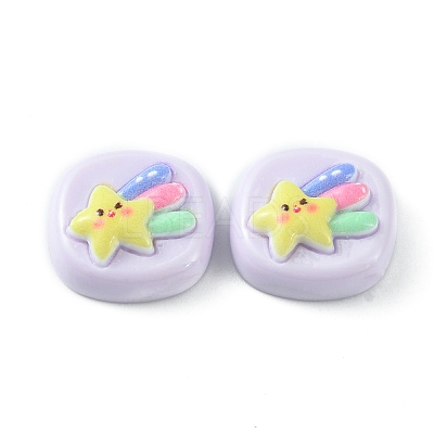 Opaque Cute Cartoon Resin Cabochons LS-CRES-O006-06H-1
