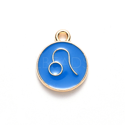 Alloy Enamel Pendants LS-ENAM-S124-01A-02G-1