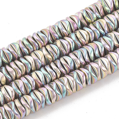 Electroplate Non-magnetic Synthetic Hematite Beads Strands X-G-N0322-01B-1