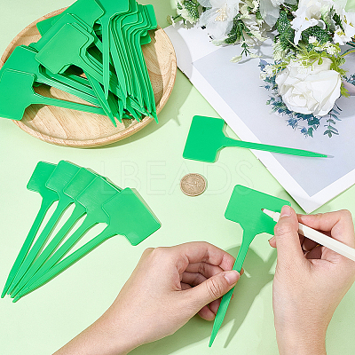 50Pcs Plastic Plant Labels FIND-SP0005-64D-1