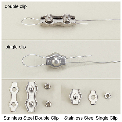 20Pcs 4 Style 304 Stainless Steel Findings FIND-GA0001-72-1