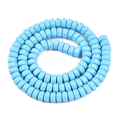 Handmade Polymer Clay Beads Strand CLAY-T021-01N-1