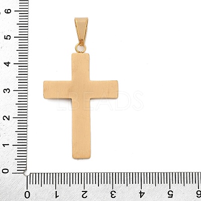 304 Stainless Steel Rhinestone Pendants STAS-G346-47D-G-1