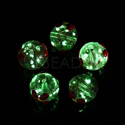 Luminous Handmade Gold Sand Lampwork Beads LAMP-N035-04D-1