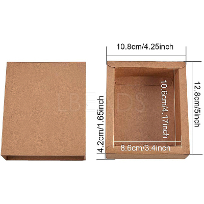 Kraft Paper Folding Box CON-BC0004-32C-A-1