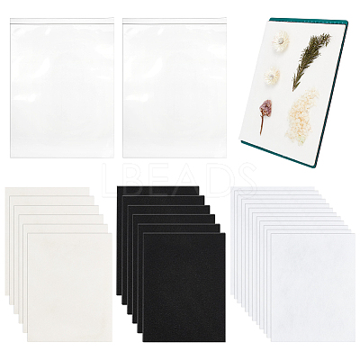 Plant Cotton Dibers & Sponge & Non-woven Fabric Liner Drying Plate for Flower Pressing Water-Absorbing DIY-WH0591-299A-1
