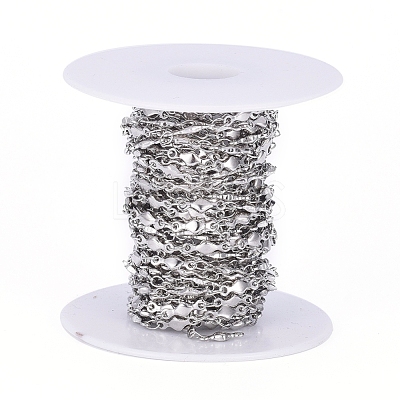 Tarnish Resistant 304 Stainless Steel Link Chains CHS-G014-18P-1
