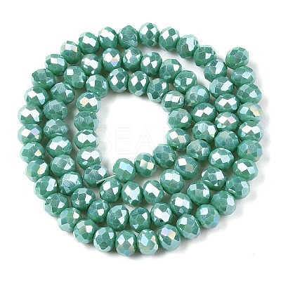 Electroplate Glass Beads Strands LS-EGLA-A044-P6mm-B31-1