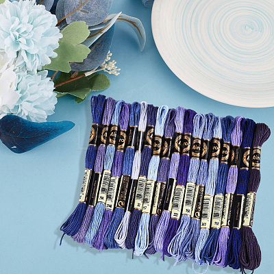 6-Ply Polyester Embroidery Floss OCOR-WH20074-01B-07-1