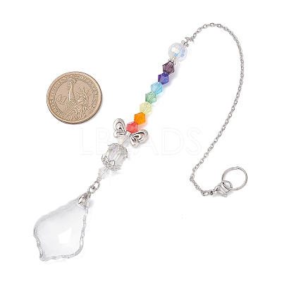Glass Window Hanging Suncatchers HJEW-JM04524-1