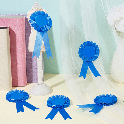 20Pcs Polyester Ribbon Brooches JEWB-CP0001-56B-1