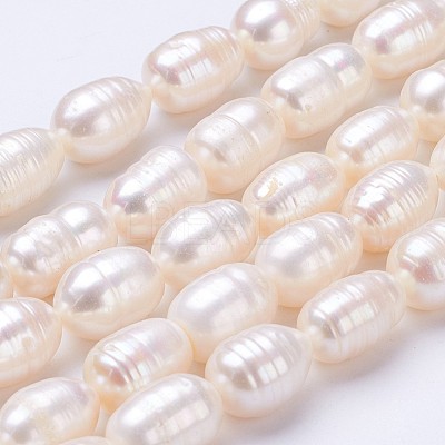 Natural Cultured Freshwater Pearl Beads Strands PEAR-P002-14-1