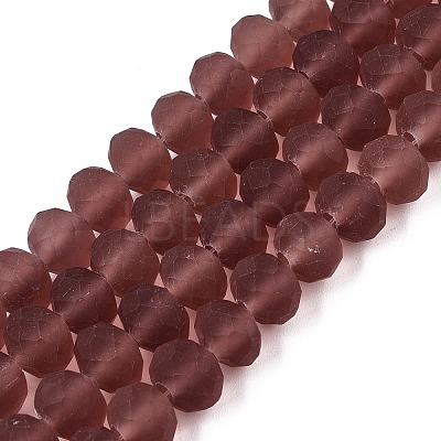 Transparent Glass Beads Strands X-EGLA-A044-T8mm-MD13-1