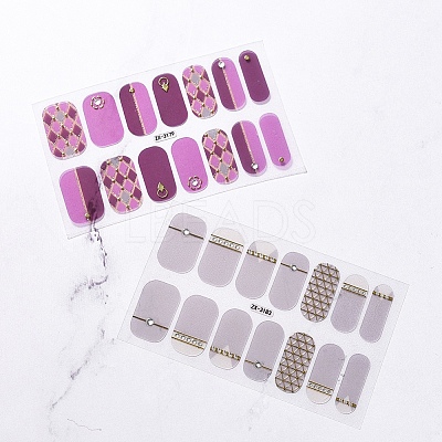 Full Cover Nombre Nail Stickers MRMJ-S060-ZX3-M-1