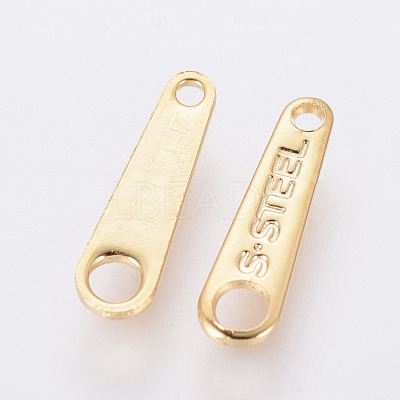 304 Stainless Steel Chain Tabs X-STAS-L234-011G-1