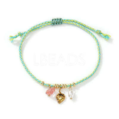 Bohemian Stainless Steel Rope Charm Bracelets GG6852-3-1