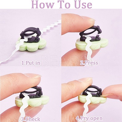 24Pcs 8 Colors Resin Shoe Decorations DIY-CP0010-15-1