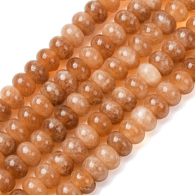 Natural White Jade Beads Strands X-G-E507-01-03-1