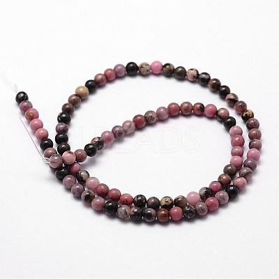 Natural Rhodonite Beads Strands G-D840-59-12mm-1