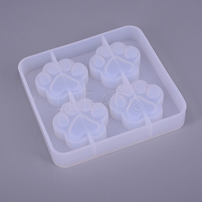 Cat Paw Print Silicone Molds LS-DIY-WH0167-92-1