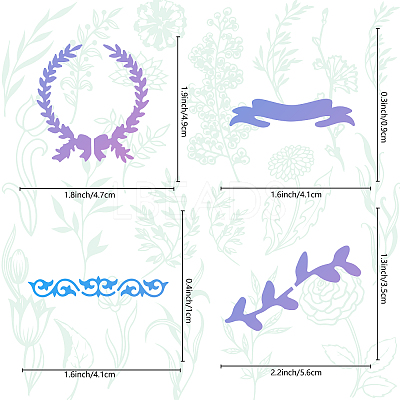 Stainless Steel Cutting Dies Stencils DIY-WH0238-105-1