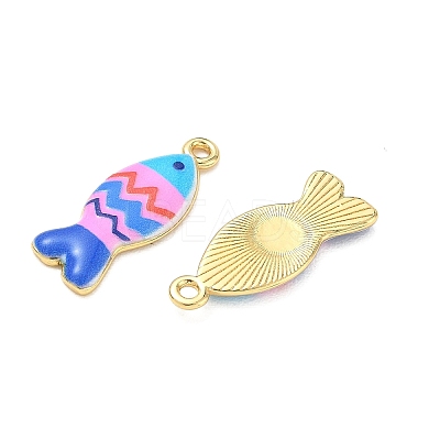 Printed Brass Pendants KK-CBA42CA-06G-1